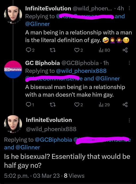 There Will Be No Horses On Twitter Rt Gcbiphobia Bisexuals Arent
