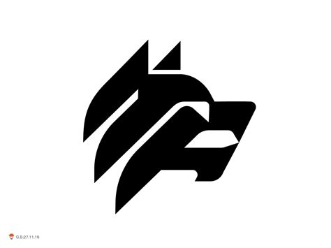 Wolf Cool Symbols Icon Set Design Animal Logo