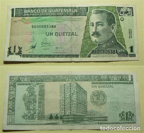 Billete De Guatemala 1 Quetzal 1998 Circulado Comprar Billetes