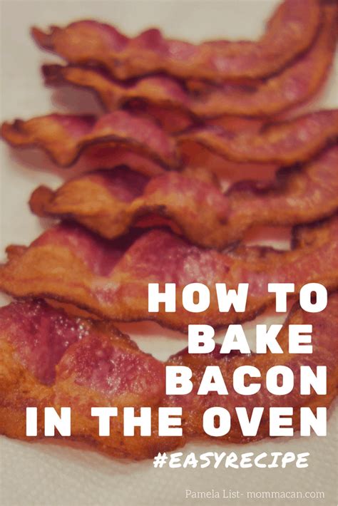 Once you try it, you'll be converted for life! How To Bake Bacon In the Oven - Momma Can