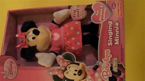 Disney Bow Tique Singing Minnie Mouse Youtube