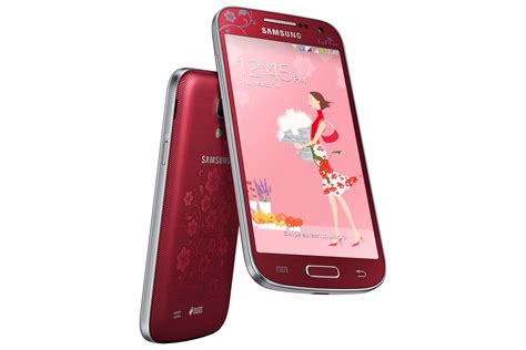 Сотовый телефон Samsung Galaxy S4 Mini Duos Gt I9192 La Fleur Red