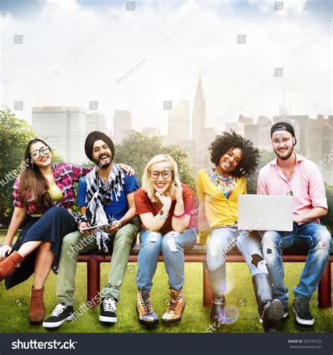 Diversity Teenagers Friends Friendship Team Concept Stock Photo