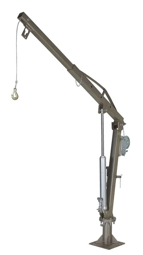 Winch Operated Truck Jib Cranes Stainless Steel