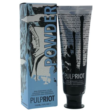 pulp riot semi permanent color powder light blue 4 oz hair color