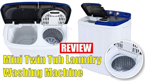 Best Choice Products Portable Compact Lightweight Mini Twin Tub Laundry