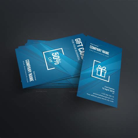 Stylish Corporate T Card Template 001253 Template Catalog