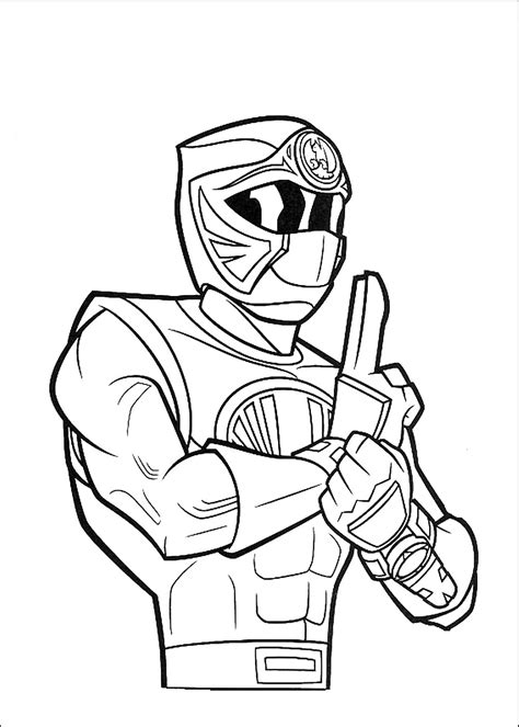 Simple power rangers coloring page for children. Power Rangers Coloring Pages