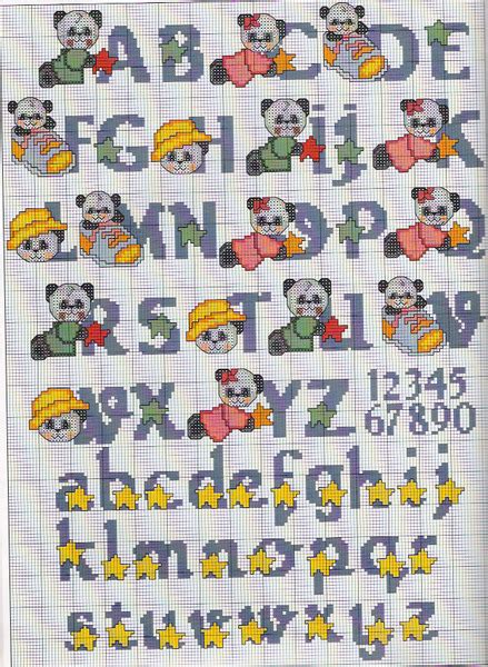 Padrões alfabeto ponto cruz graficos ponto cruz alfabeto fonte ponto cruz ponto cruz para bebê ponto cruz monograma nomes monogramas em ponto cruz. Letras monograma alfabeto ponto cruz ursinhos panda ...