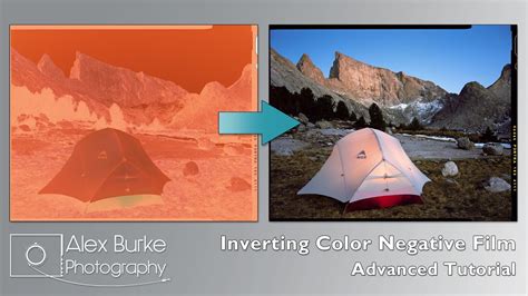 Inverting Color Negative Film Advanced Tutorial Youtube