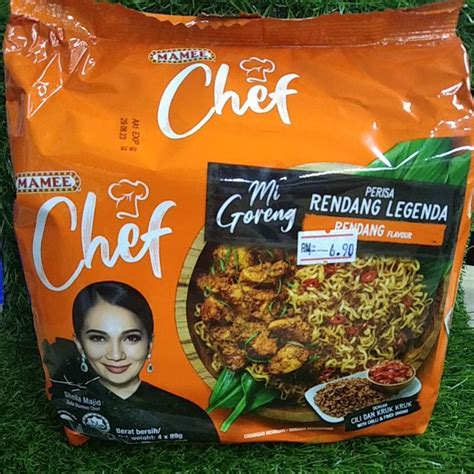 Mamee Chef Mi Goreng Perisa Rendang Flavour Shopee Malaysia