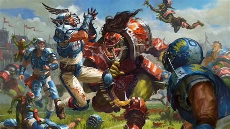 Blood bowl race guide part 1: Humans vs Orcs. Wallpaper from Blood Bowl II ...