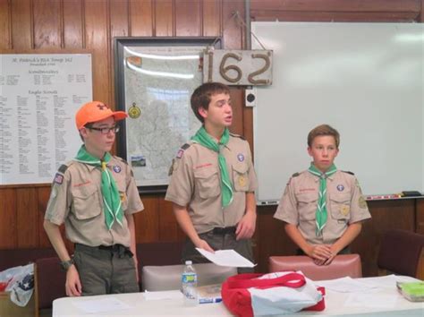 Boy Scout Troop 162 Inducts New Scoutmaster