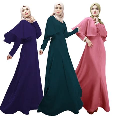 Moslemisches Abaya Kleid Für Frauen Mode Mantel Maxi Kleid Islamischen Frauen Kleidung
