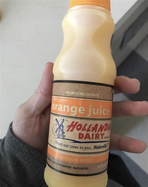 Orange Juice Made By A Dairy Company Rmildlyinteresting