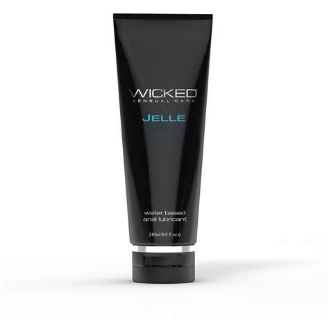 Jelle 8 Oz Water Based Anal Lubricant Wicked Sensual Care