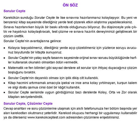 LGS MATEMATİK CEP TEST (ORTA) | Karekök Yayıncılık