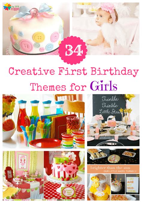 Cute Themes For 1st Birthday Party Birthday Cake Images