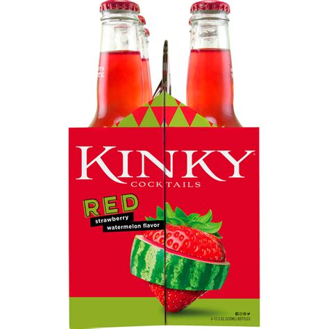kinky cocktails red strawberry watermelon flavor 6 pack 12 fl oz delivery or pickup near me