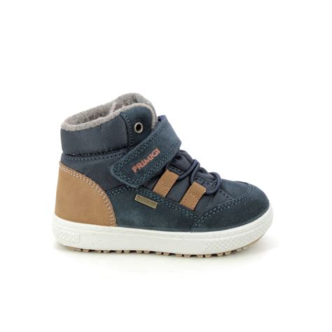 Primigi Barth Bungee Gtx Navy Suede Kids Toddler Boys Boots 4852100