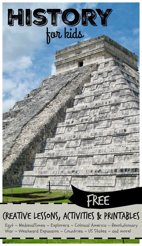 Quick and easy activities for reluctant writers. History for Kids