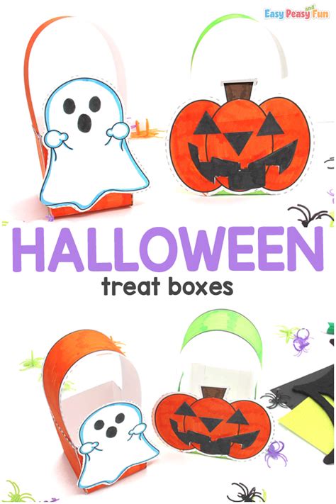 Printable Halloween Treat Boxes Ôn Thi Hsg