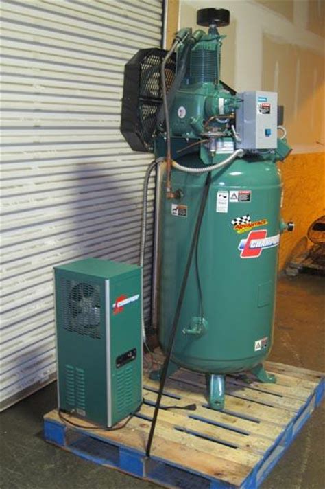 Lot 24 Champion Vr5 8 Reciprocating Air Cooled Air Compressor And