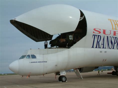 Airbus A300 600st Super Transporter Beluga Jet And Rocket Engined