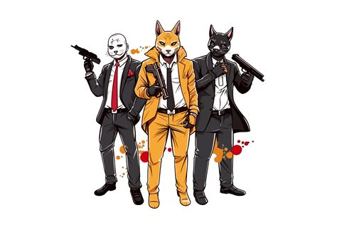 Free Svg Mafia Cat Boss Gangster Vector Grafik Von Evoke City