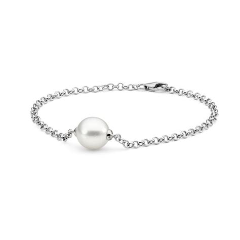 Sterling Silver And Pearl Bracelet Aquarian Pearls