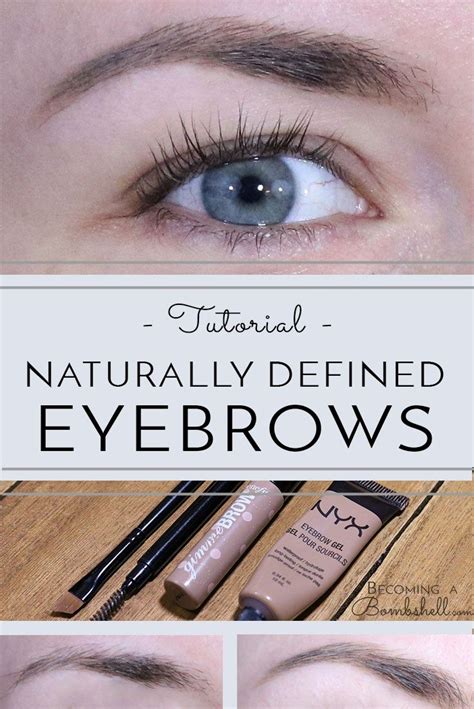 Naturally Defined Eyebrows Video Tutorial Best Beauty Tips Beauty