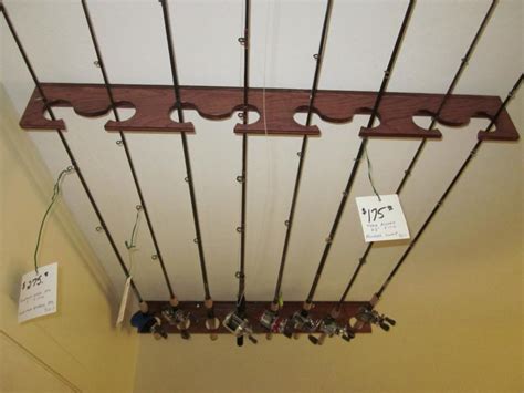 To be honest, i just kind of eyeballed this part. DIY Ceiling Mounted Fishing Rod Holder — Florida Sportsman