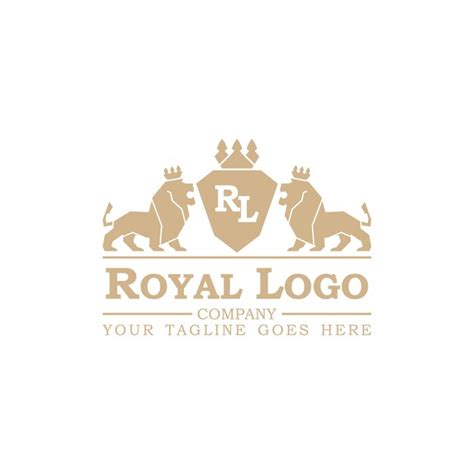 Premium Vector Royal Logo Vector Illustration Isolated On White