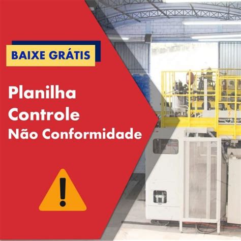 Planilha De Controle Não Conformidade Grátis Smart Planilhas