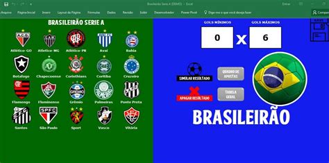 Big brazilian), is a brazilian professional league for men's football clubs. Simulador De Jogos Do Brasileirão Serie A 2017 (excel) - R ...