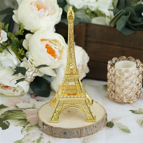 10 Gold Eiffel Tower Centerpiece Eiffel Tower Cake Topper