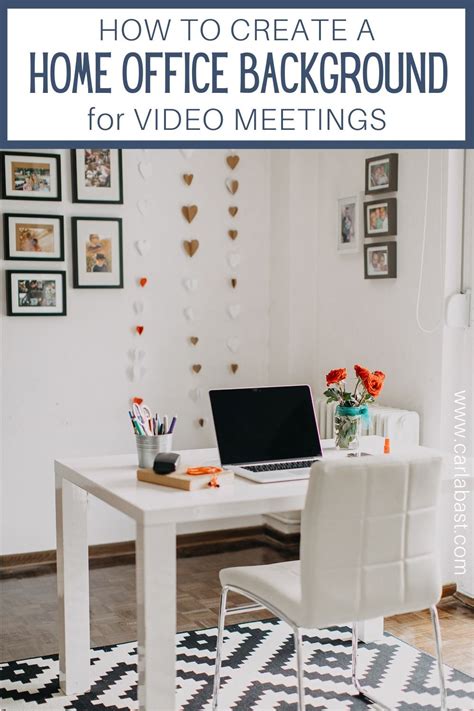 How To Create A Home Office Zoom Meeting Background Home Office