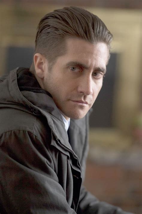 Slicked Back Brown Hair Jake Gyllenhaal Prisoners Haircut Jake