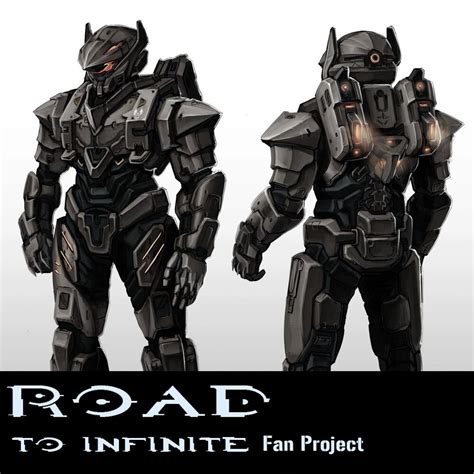 Halo Road To Infinitefan Project Hellhound Mjolnir Armor Gaoge Ren