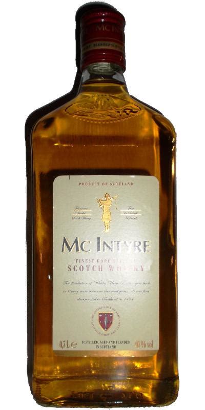 mc intyre finest rare blended scotch whisky ratings and reviews whiskybase