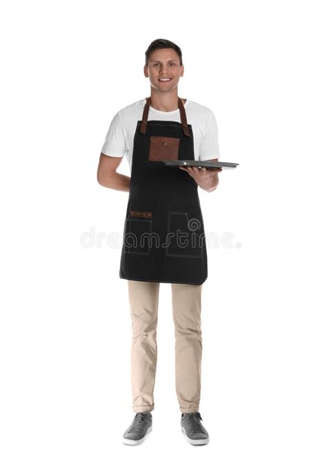 262 Full Length Portrait Young Smiling Waiter Stock Photos Free