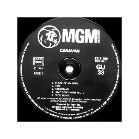 Vinyl Caravan Album Lp Caravan France 1978 Mgm Progressive Rock Music