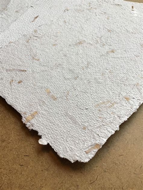 By The Sheet Beige Cedar Handmade Paper Recycled Paper Eco Etsy