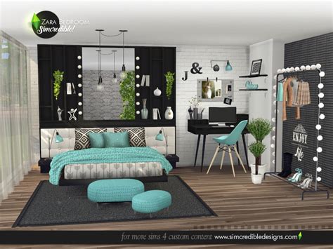 Zara Bedroom By Simcredible Liquid Sims