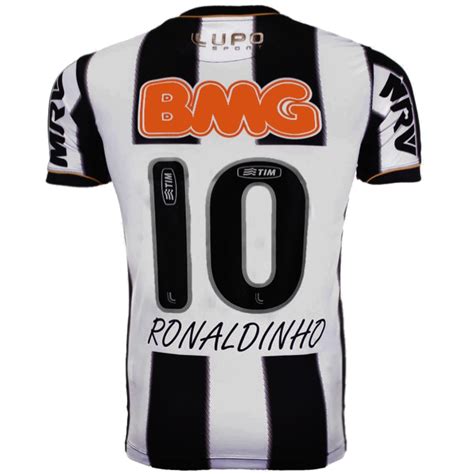 Site oficial do clube atlético mineiro, o maior e mais tradicional clube de futebol de mg. Atletico Mineiro Home Fußball Trikot Ronaldinho 2013/14 10 ...