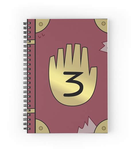 And removable photos and notes. "Gravity Falls // Journal 3" Spiral Notebooks by ...