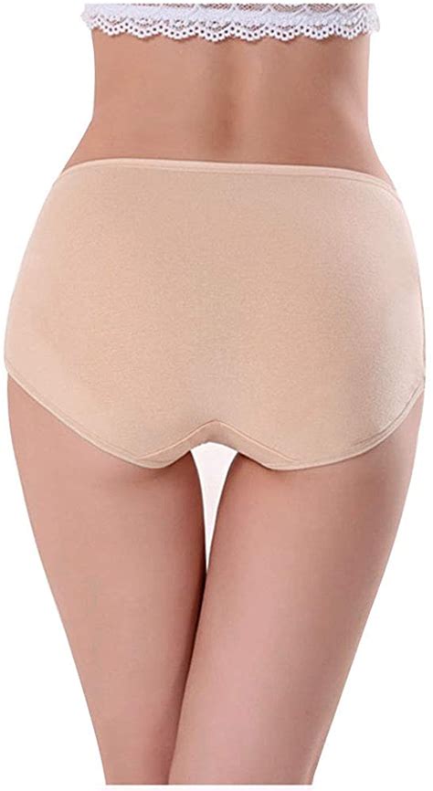 Womens Underwearcotton Mid Waist No Muffin Top Full Multi H 5 Pack Size Small 680904892972 Ebay