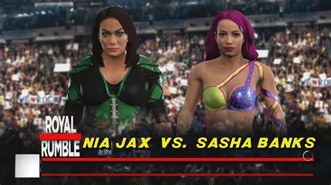 Wwe Royal Rumble 2017 Kickoff Pre Show Predictions Nia Jax Vs Sasha Bankswwe 2k Youtube