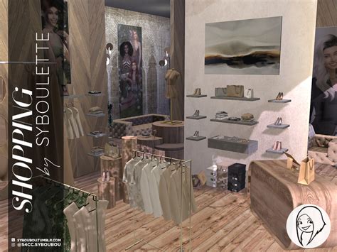 Shopping Set Part 1 By Syboubou At Tsr Sims 4 Updates