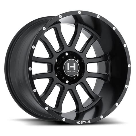 Hostile H Syclone Chrome Powerhouse Wheels Tires